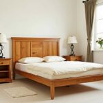 Doppelbett Massivholz (NF)