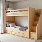 Hochbett mit Treppe