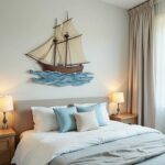 Maritime Wanddeko im Schlafzimmer (NF