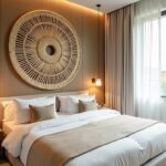 Rattan Deko im Schlafzimmer (NF)