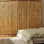 Raumteiler aus Bambusmaterial (NF)