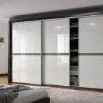 Schwebetürenschrank in Weiß (NF)