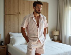 Sommerschlafanzug für Herren