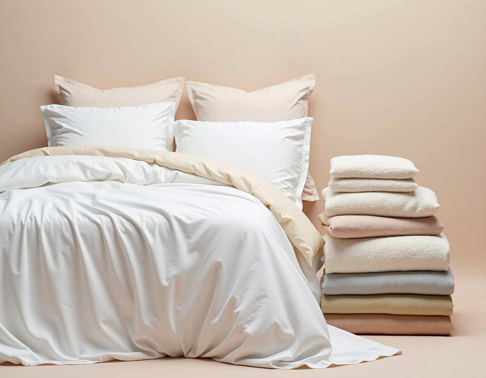 verschiedene Bettwäsche