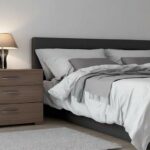 Nachttisch neben ein Boxspringbett (NF)