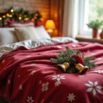 Weihnachtsbettwäsche aus flauschigen Biberstoff (NF)