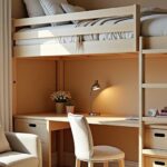 Etagenbett mit Schreibtisch (NF)