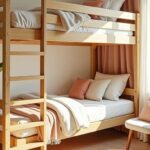Etagenbett aus Holz (NF)