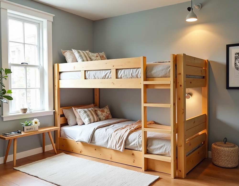 Doppelstockbett Holz